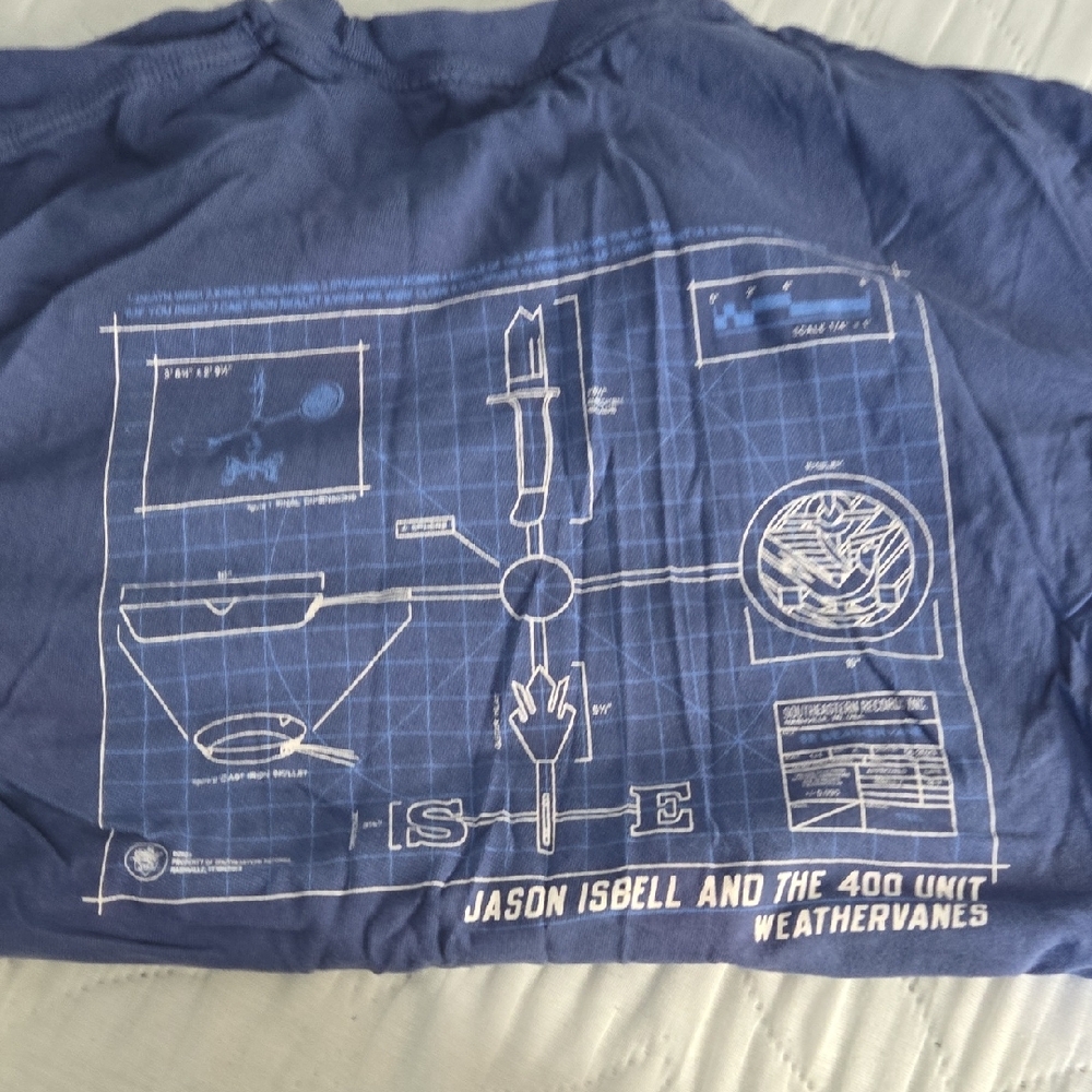Comfort Colors Blue T‑Shirt with White Tag